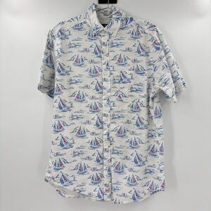 Vineyard Vines Murray Shirt Classic Fit Short Sleeve Button Down Size Medium